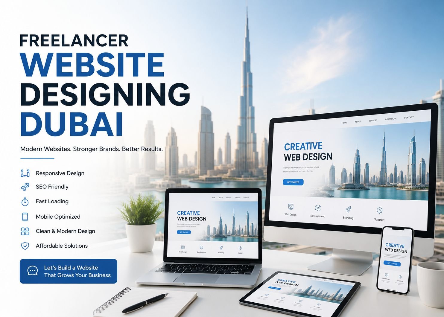 Freelancer Website Designing Dubai